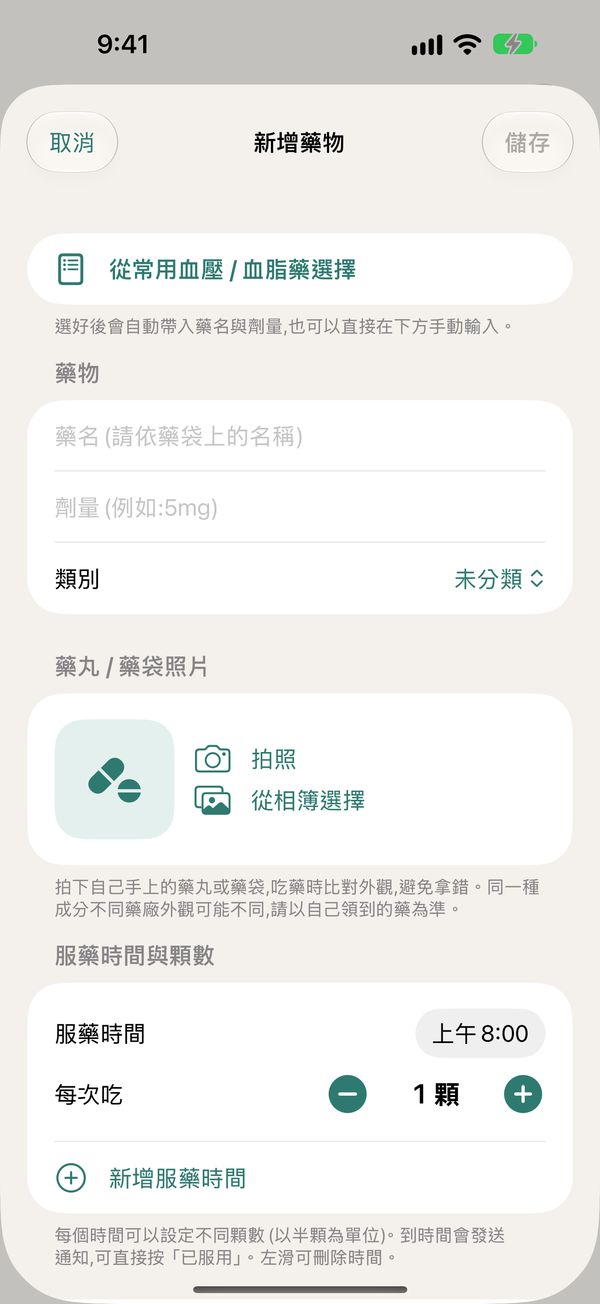 新增藥物